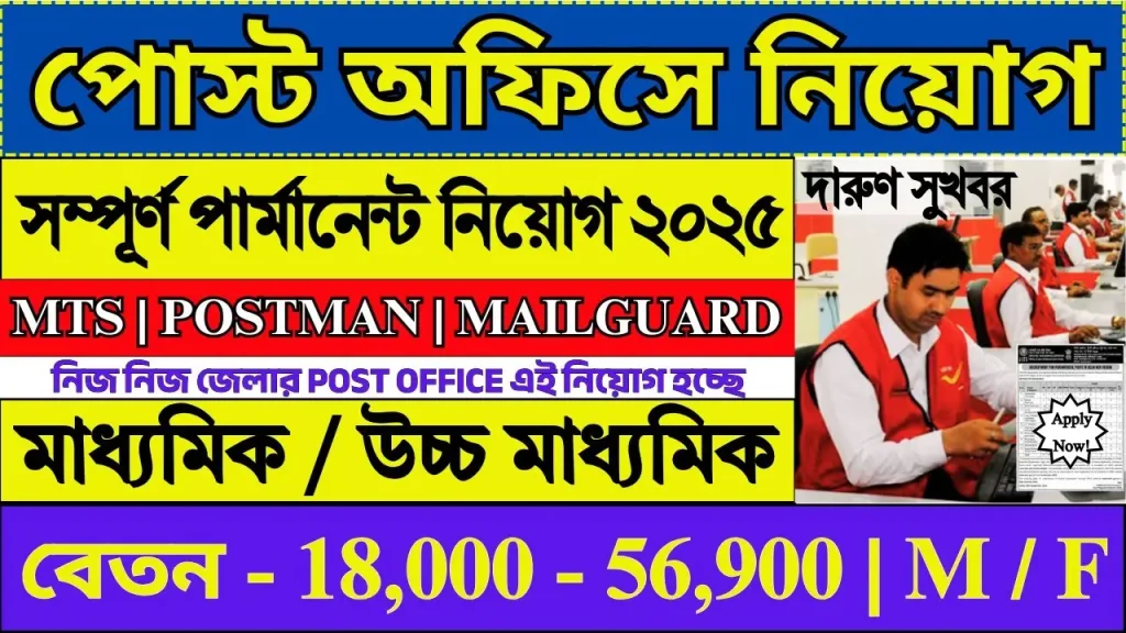 Post Office Recruitment 2025 Apply Online